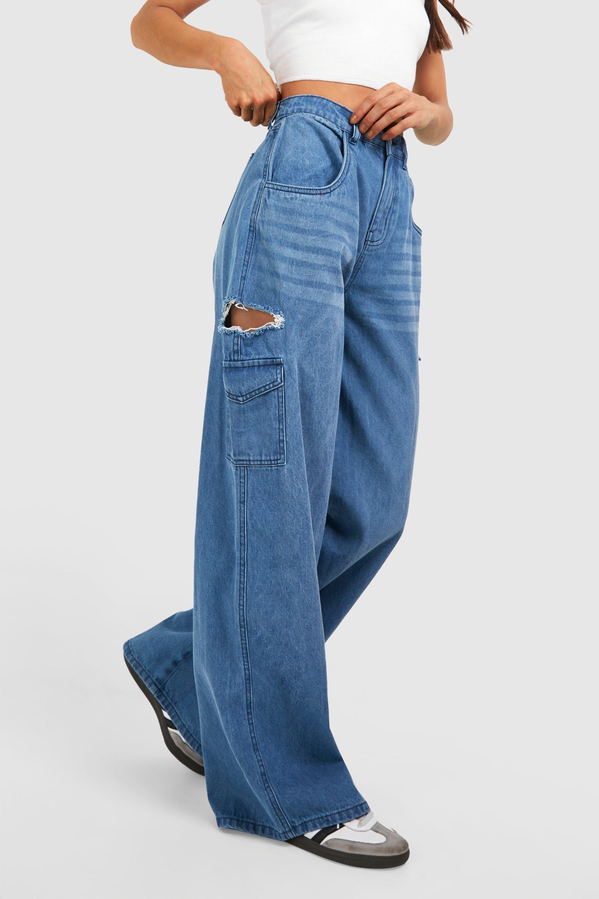 Michael Michael Kors Ripped Jeans | Blue | FARFETCH CA